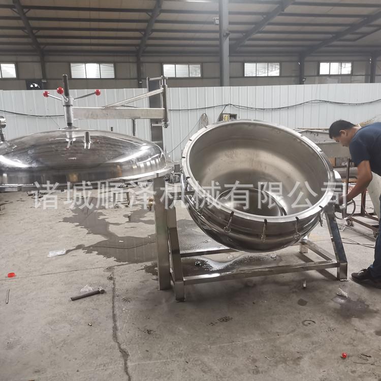 粽子蒸煮锅甜糯米粽子蒸煮锅酱猪蹄高温高压蒸煮锅顺泽机械