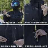 全身防暴雨外卖骑行防水雨衣 男女式 摩托车骑行分体雨衣雨裤 套装