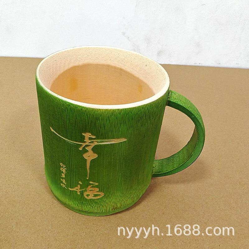 景区热工品艺竹杯子0757竹制卖品大号竹子筒 茶杯水杯竹筒杯家用