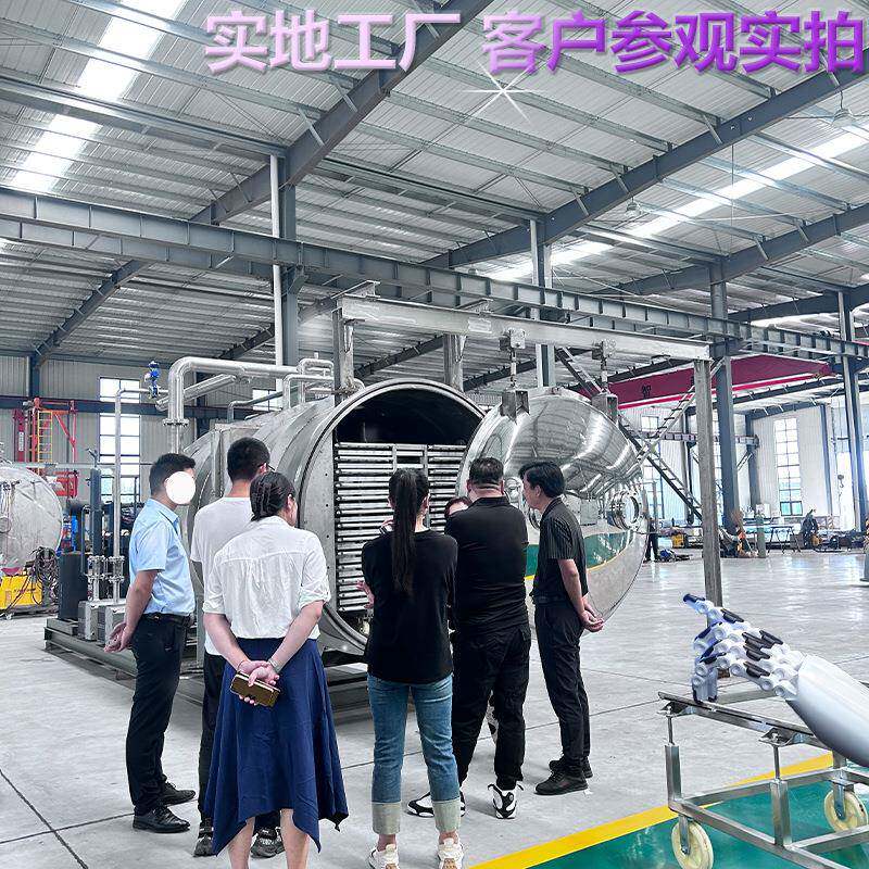 适用于加工大批次食品冻干设备大型吨级冻干机真空冷冻干燥机器