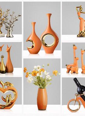 轻奢高档摆件家居饰品电视柜酒柜装饰品客厅桌面摆件乔迁新居礼品