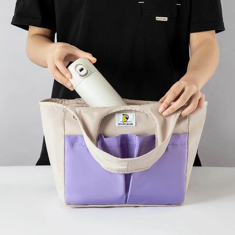 保Ptarel日PN6924防水保温便当式包大容v量耐脏手提温袋上班通勤