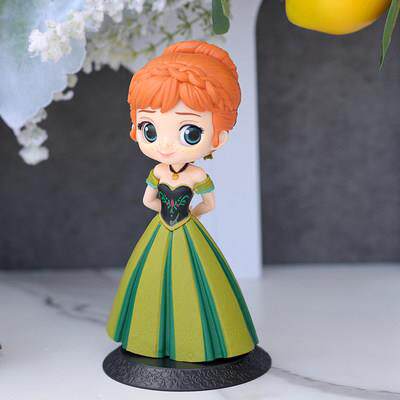 14cm Frozen Elsa Anna Princess Figures PVC Model Doll Actio
