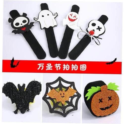 Halloween pop ring pumpkin ghost prop decoration toy啪啪圈