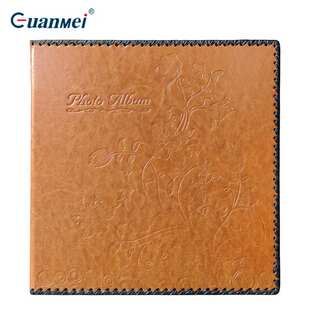 簿覆膜美纪念皮质自册高档广州出口粘影集相册album式相diy广本