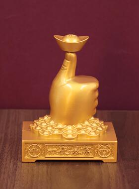 指定发财招财创意车载摆件客厅老板办公室装饰品公司乔迁开业礼品