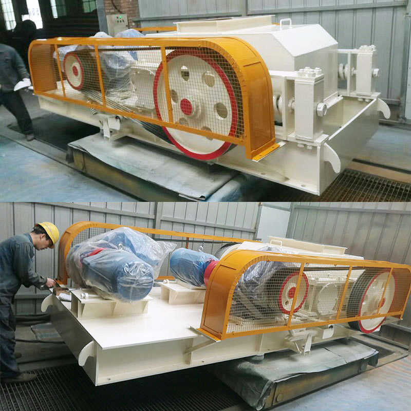 对辊式破碎机煤用对辊机价格小型液压双齿辊制砂机设备对辊粉碎机