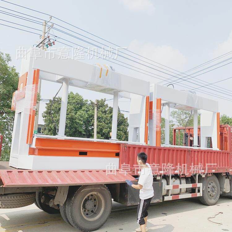 岩棉复合硅酸钙板液压冷压机门套板压合50吨液压冷压机台面加厚