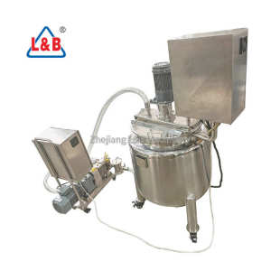 不锈钢电加热液体搅拌混合罐 防杂质 过滤输送一体