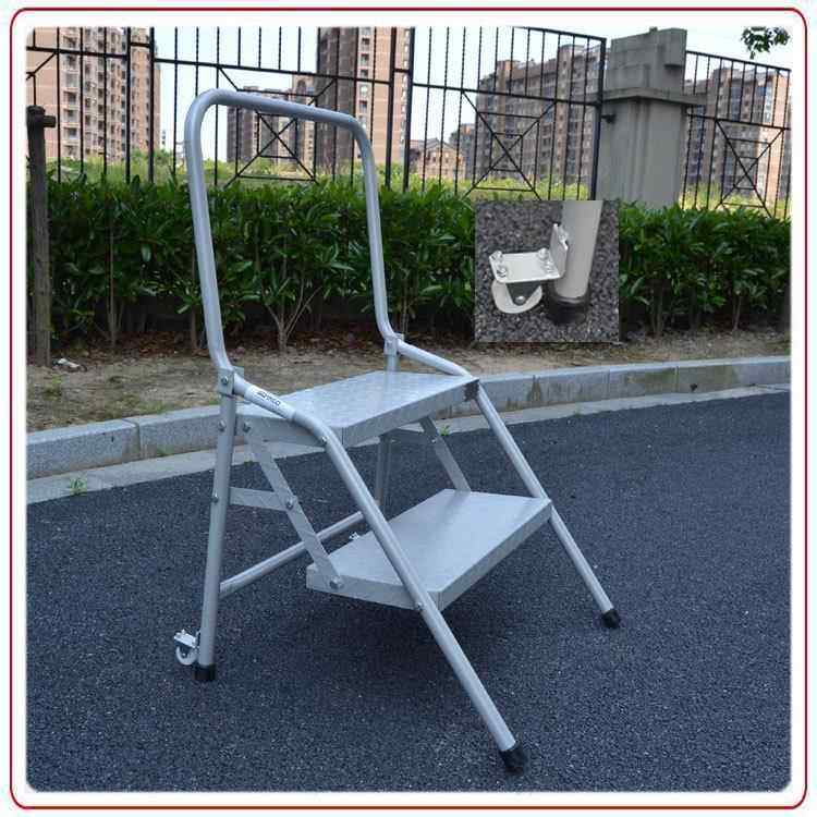 Schmeid施盾动取货梯作面业梯1层2层3移TAB层踏台花脚纹登高梯