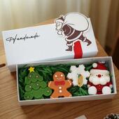 小日子不翻篇 ins耶诞香薰蜡烛耶诞礼盒礼物耶诞老人雪人氛围摆件