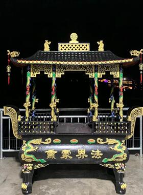 铸铁烧香炉寺庙定做长方形插香炉大型香炉宗祠祠堂天地炉香火炉
