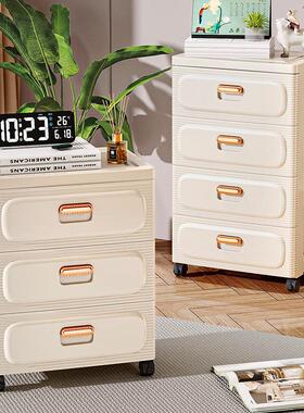 35面宽镂空抽屉式收纳柜家用储物柜多层五斗柜客厅落地床头置物柜