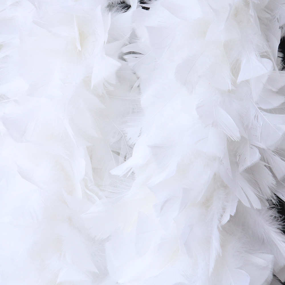 现货供应DIY彩色羽毛200g大平板毛条火鸡毛绒条围脖舞台批发