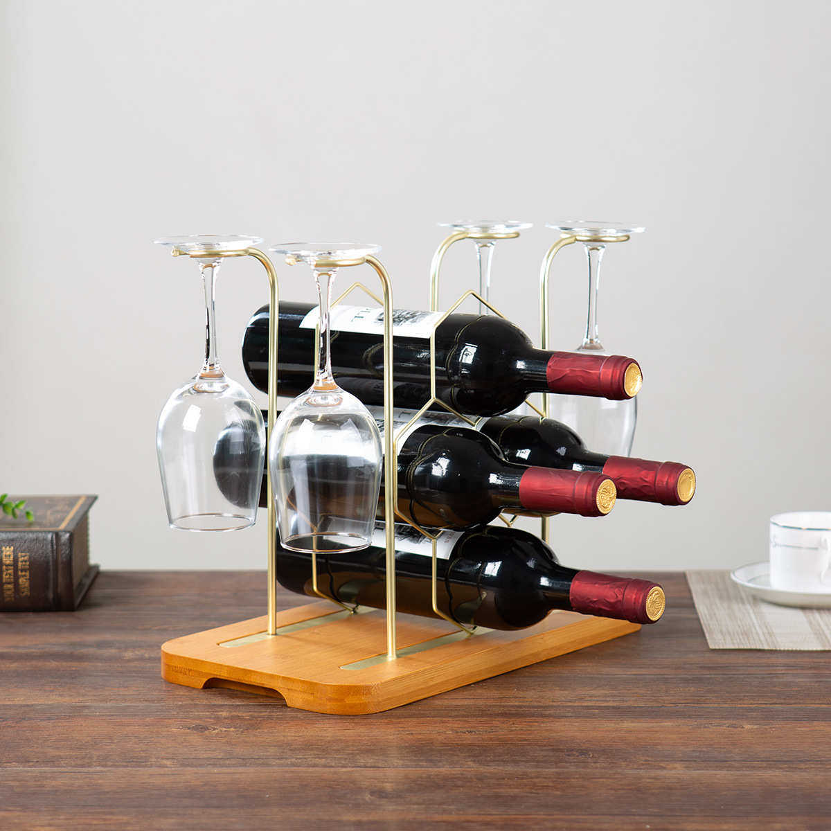 创意欧式红酒架酒杯架倒挂摆件高脚杯架高档酒杯子架酒柜装饰家用