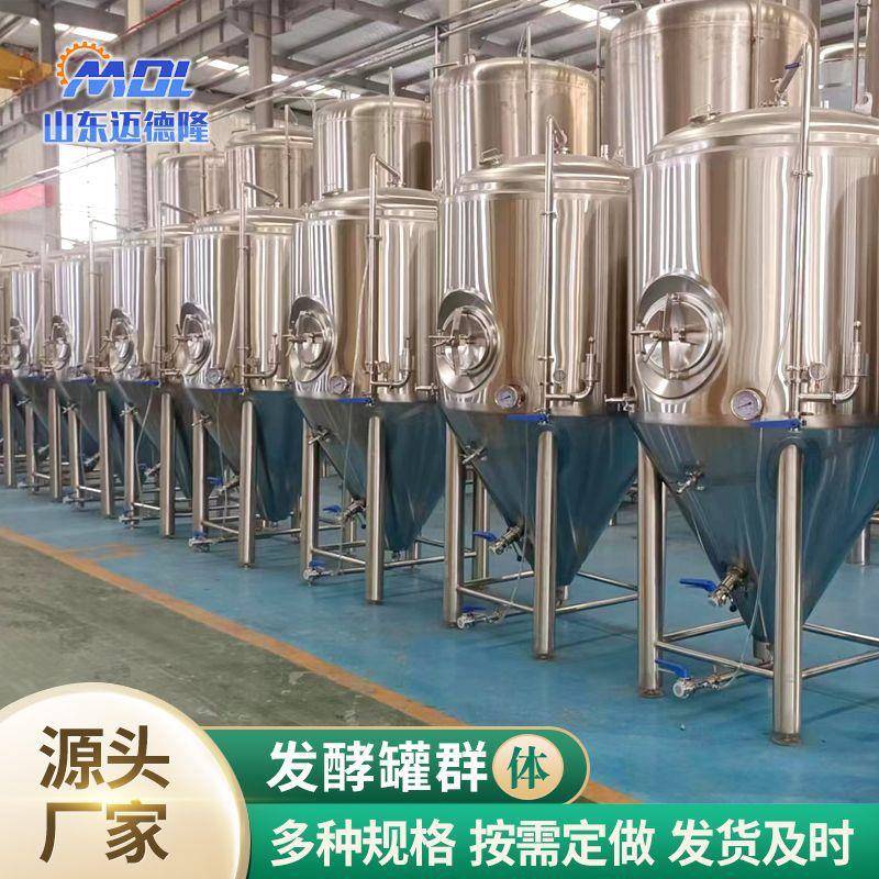 啤酒设备精酿设备500L发酵大型啤酒厂原浆啤酒设备精酿啤酒设备