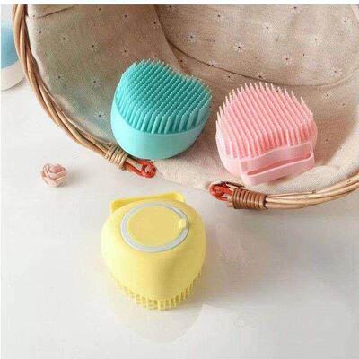 Bath Brush With Hook Soft Silicone Foot Brush Cleaning Mud D