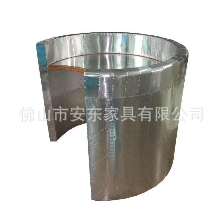 工业风格创意个性美式后现代复古LOFT航空铝皮办公电脑书桌子