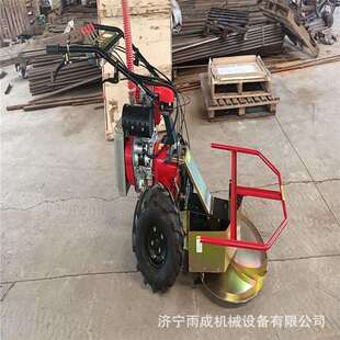 自动行走手扶牧草收割机柴油草地收获机手推式剪草机