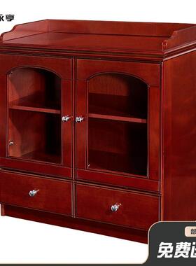 永亨茶水柜YH10524010红胡桃800*400*850mm（单位：个）