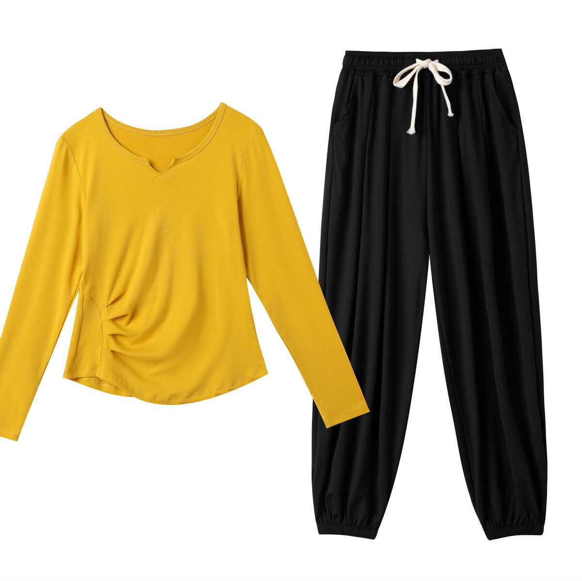 婷姿媄广场舞服装新款套装春夏运动表演练功服订单回流专用