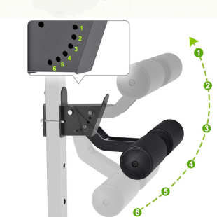 压腿架高位下拉器反向俯卧撑器弯举深蹲架附件