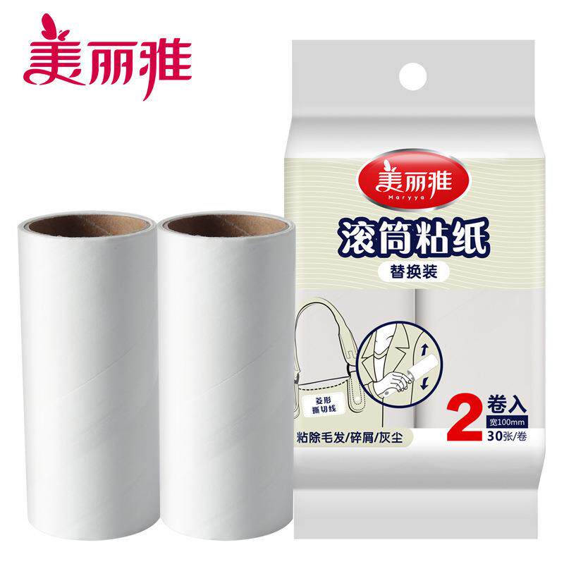可撕式粘毛器棒粘尘纸去衣服上的毛滚床单毛发灰尘吸头发家用