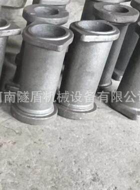 豆砾石喷砂泵OCMER049出料弯头直通内衬豆砾石喷砂管65*85接头