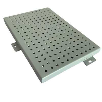 2.0mm冲孔铝单板 氟碳冲孔装修铝板 幕墙外墙铝合金装饰建材厂家