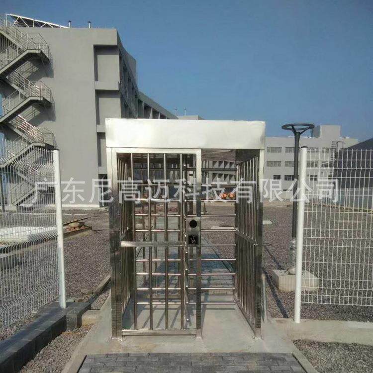 全高单向转闸小区工厂车站进出口电动旋转门刷卡指纹辊匝