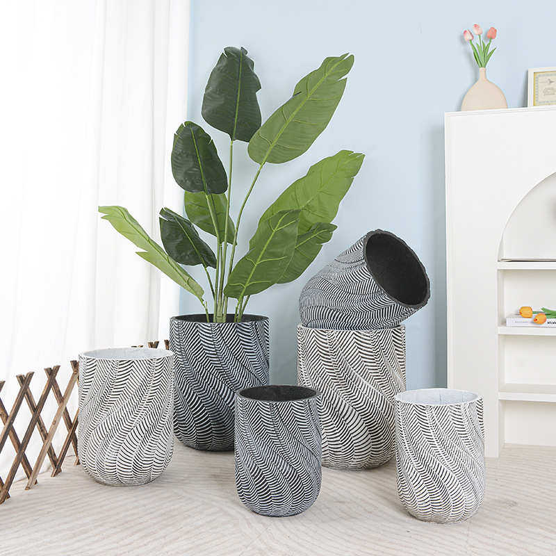 现代简约水泥大花盆大口径别墅酒店高级创意花钵插花落地圆形花盆,鲜花速递/花卉仿真/绿植园艺,花盆,淘宝优惠券,粉丝福利购,淘宝优惠卷