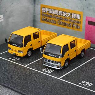 Model 1 One 1:64 ISUZU 五十铃 轻式货车ELF 250 合金工程车模型