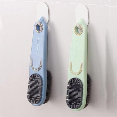 Non damaging shoe upper soft fur shoe brush 不伤鞋面软毛鞋刷