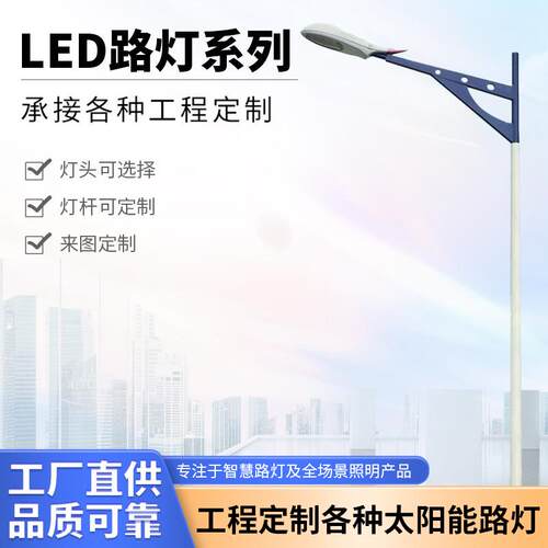 厂家直销市政智慧路灯源头厂家市电路灯高流明路灯LED路灯