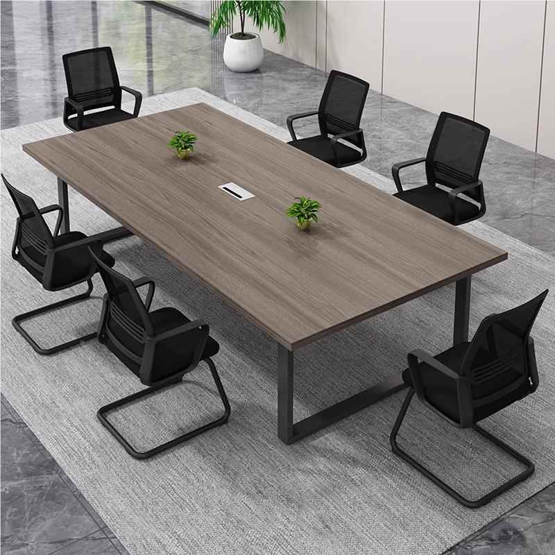 定制会议HYZ-24-1桌简开约现代会议室长条桌桌椅合会桌小型桌子工