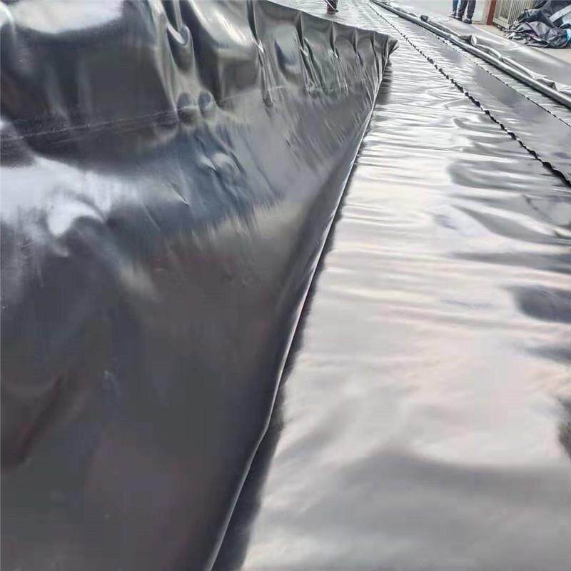 防渗膜鱼塘膜加厚黑色HDPE防水膜水产养殖土工膜藕塘池塘防水膜