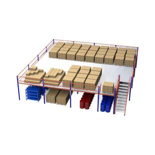 钢结构阁楼平台隔层钢承重货架货架货架仓储平台定制仓库二层重型