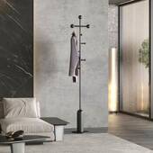 衣架家用挂衣架落地关杆奢卧室客厅意式 轻玄衣不锈钢帽E283架岩板