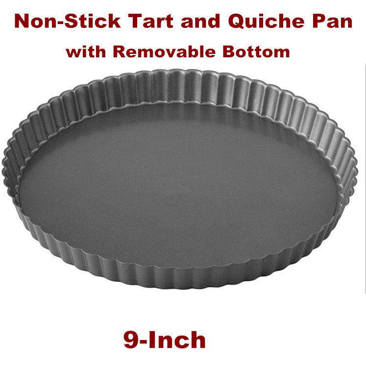 Non-Stick Tart and Quiche Pan with Removable Bottom