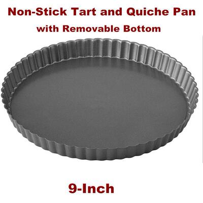 Non-Stick Tart and Quiche Pan with Removable Bottom