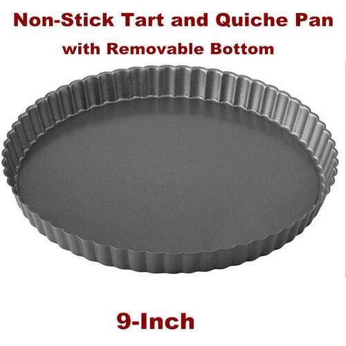 Non-Stick Tart and Quiche Pan with Removable Bottom