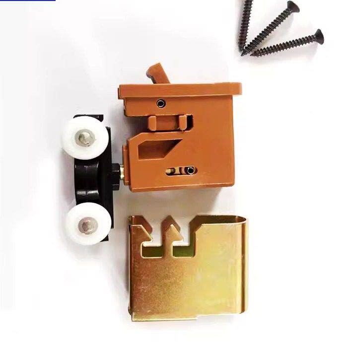 日式拉门厨房吊挂滑轮尼龙轮静音木制移门吊轮折叠门调节吊滑