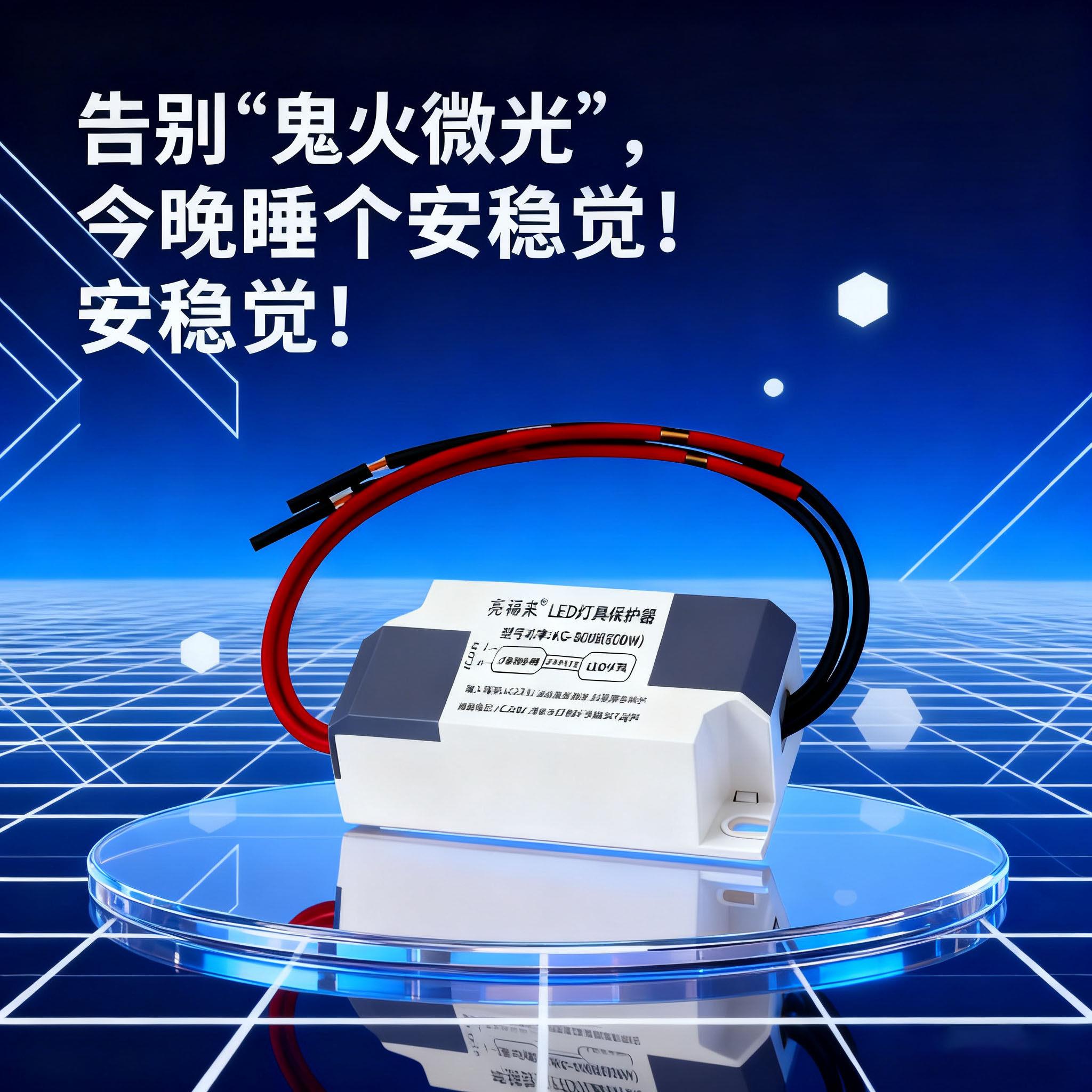 LED灯具保护器消除关灯微光暗光频闪客厅吸顶灯灯带漏电断电微亮