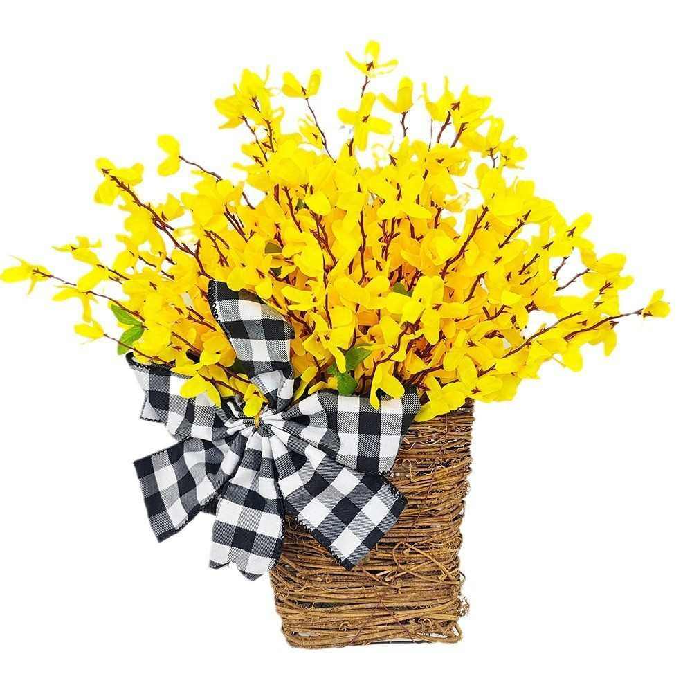 纵鸿2024春季花环夏季篮子前门挂饰春季仿真花装饰门篮,节庆用品/礼品,吊顶纱幔,淘宝优惠券,粉丝福利购,淘宝优惠卷