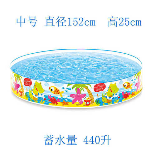 池海洋公园家庭游泳池硬充气戏水免intex56451胶水池鱼儿童池