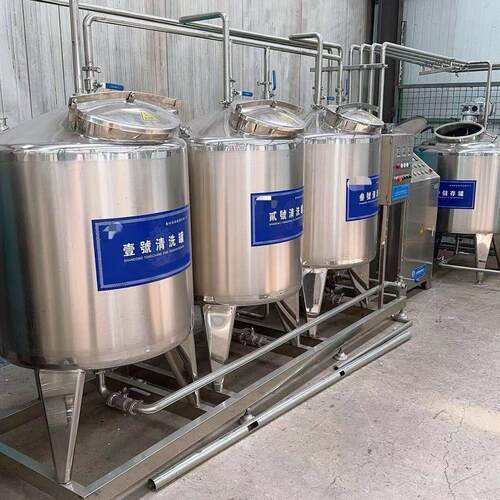 饮料输送管道冲洗酸液加热设备CIP清洗机CIP清洗系统