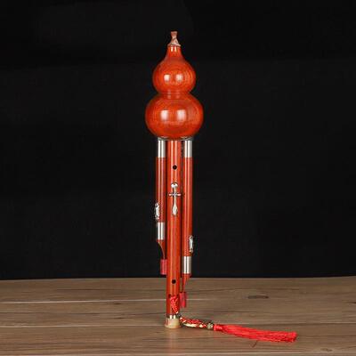 正品九王大叔七孔加键葫芦丝红木乐器c//G/奏F调演型孔成人学b生