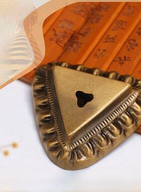 尼泊尔黄铜精密金刚基地三面Puba金刚金刚大基地莲花浮雕