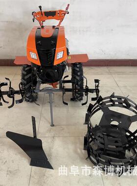 两驱油柴大EIO力耕地开沟机手扶式农用机旋耕机山地开马荒除草犁