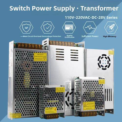 28V开关电源220V交流转DC28V3A5A10A15A20A30A500W直流电源变压器